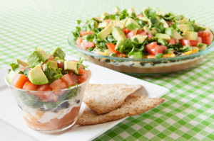 Mexican 7-Layer Dip, Mexicali Fresh Mex Grill, MA and CT